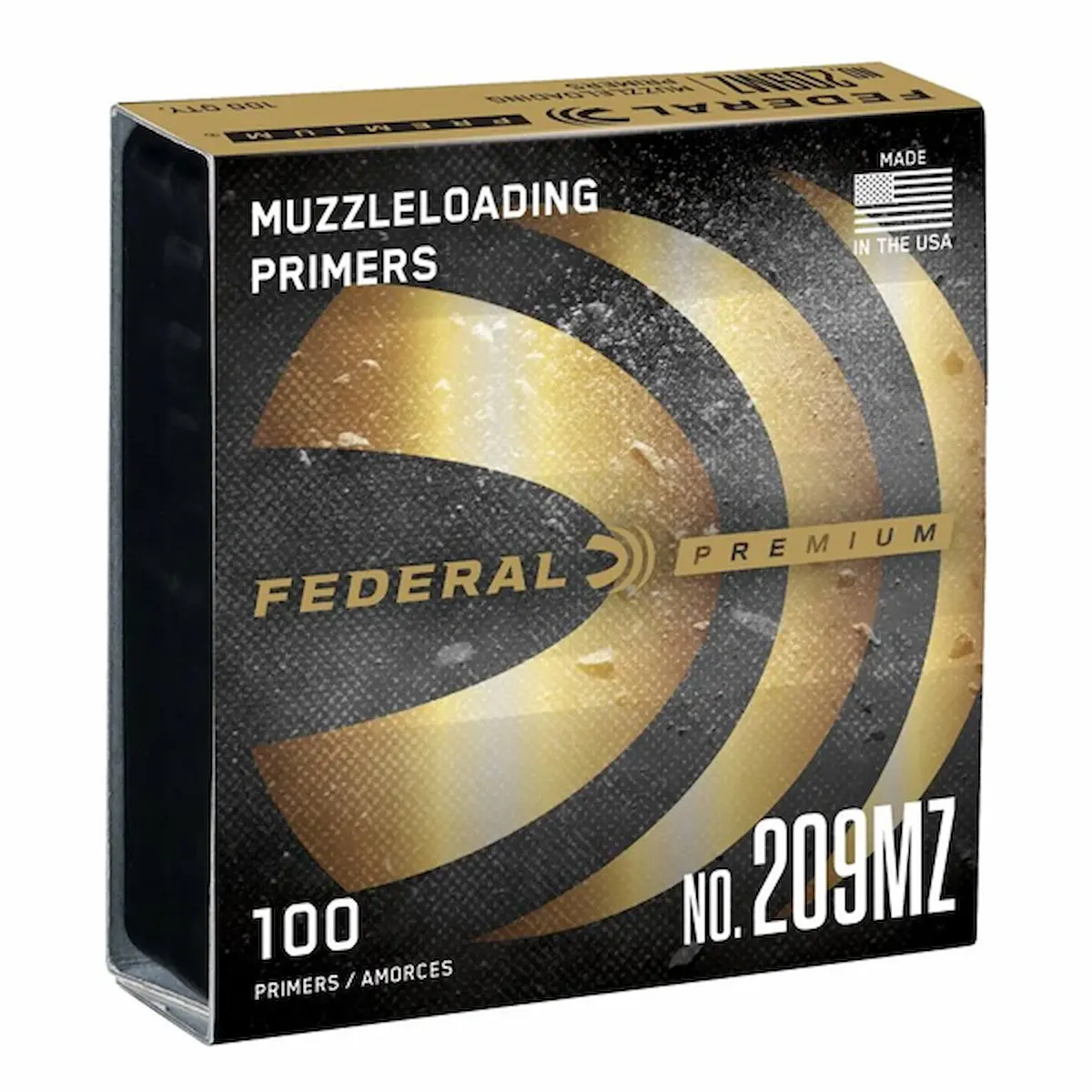 FEDERAL PREMIUM PRIMERS #209 MUZZLELOADING BOX OF 100 1 EDERAL PREMIUM PRIMERS #209 MUZZLELOADING in a box of 100 - USA