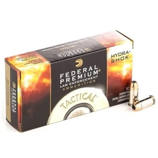 500rds of 9mm 9×19 Ammo 124gr Hydra-Shok JHP Federal Premium (P9HS1G1)