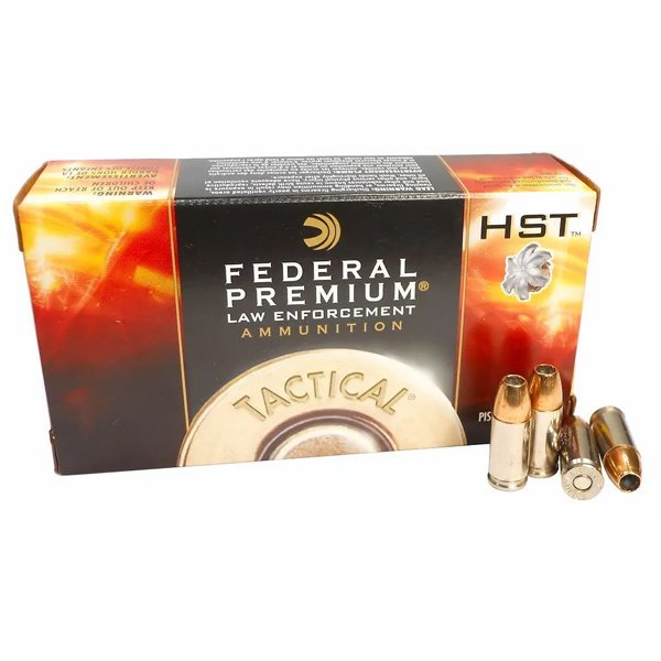 500rds of 9mm 9×19 Ammo 124gr Hydra-Shok JHP Federal Premium (P9HS1G1)